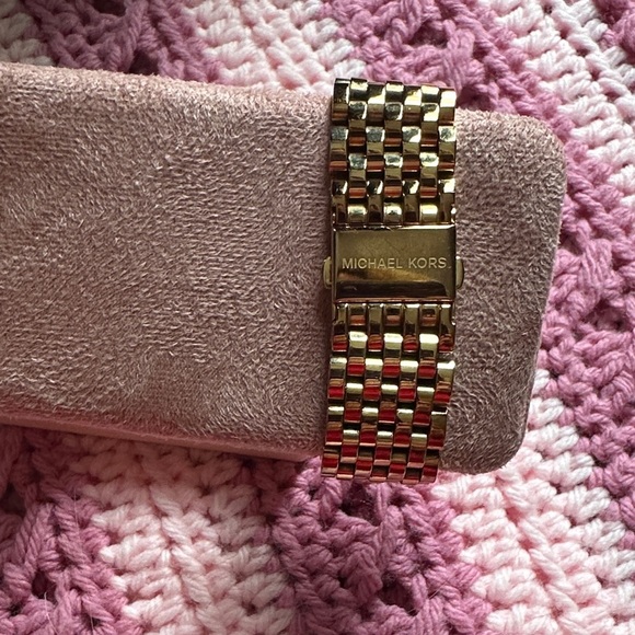 Michael Kors Gold Chronograph Watch - Picture 3 of 4